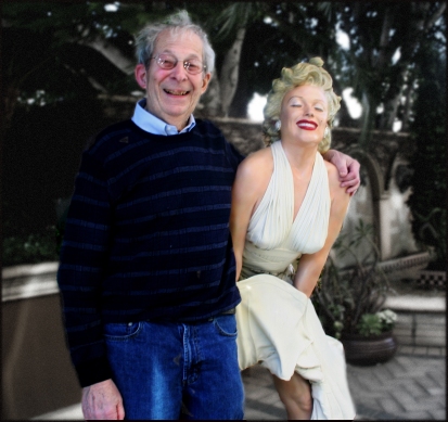 My Dad with Marilyn one last time, in front of the Four Seasons hotel in Los Angeles, 2009.